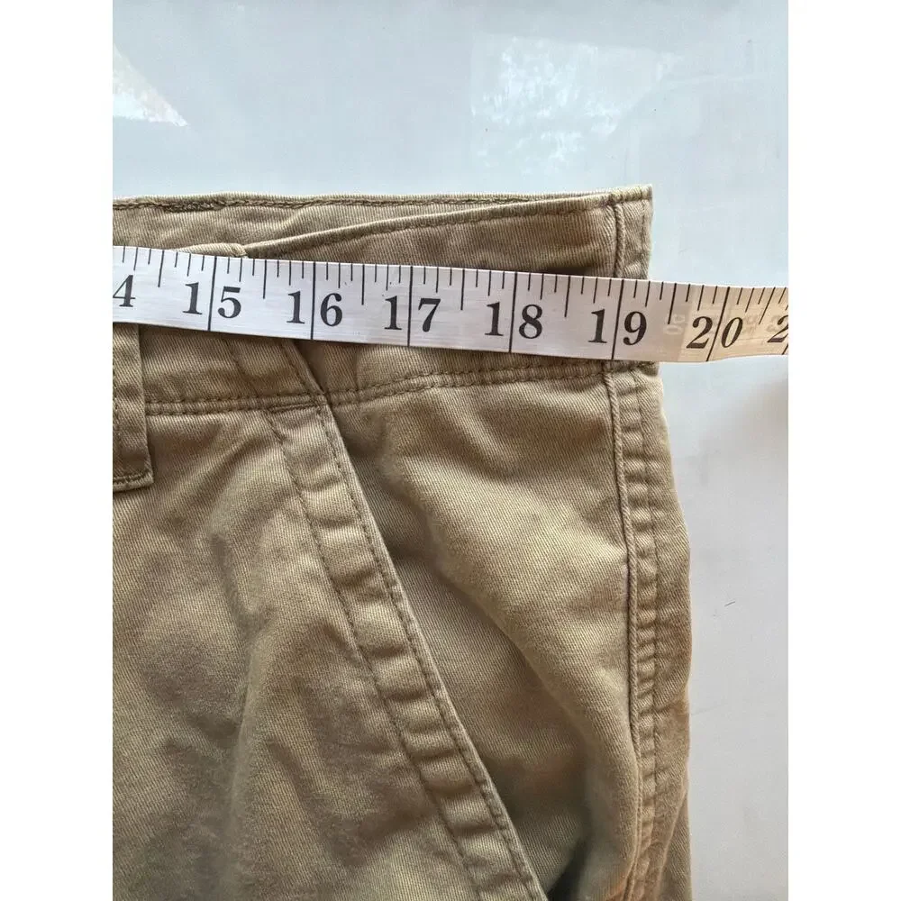 Wrangler Relaxed Fit Cargo Shorts Men Khaki Tan Size 38 40